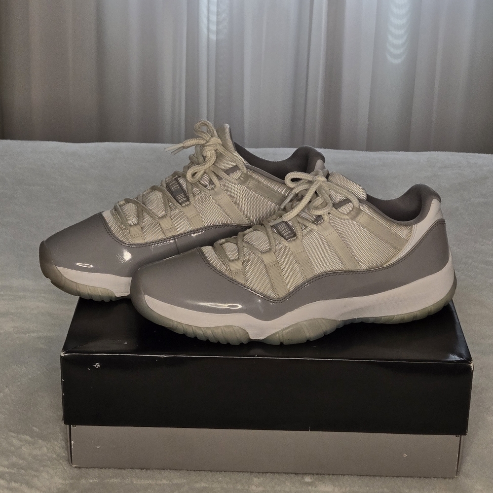 Men's Jordan 11 Retro Low 'Cement Grey' Size 11.5